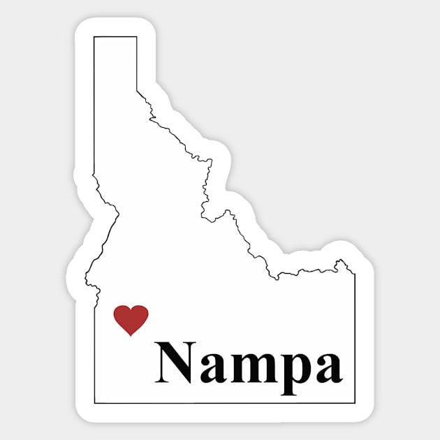 For the Love of Nampa Sticker by MacGordonsEmporium